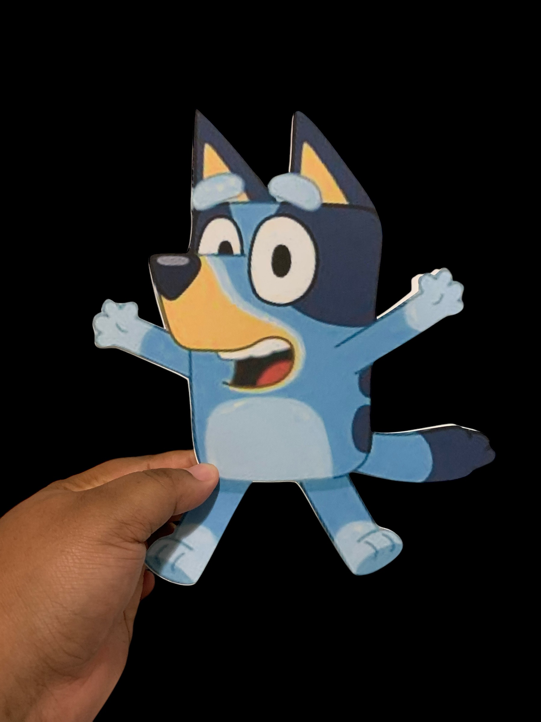 Custom character cutout example
