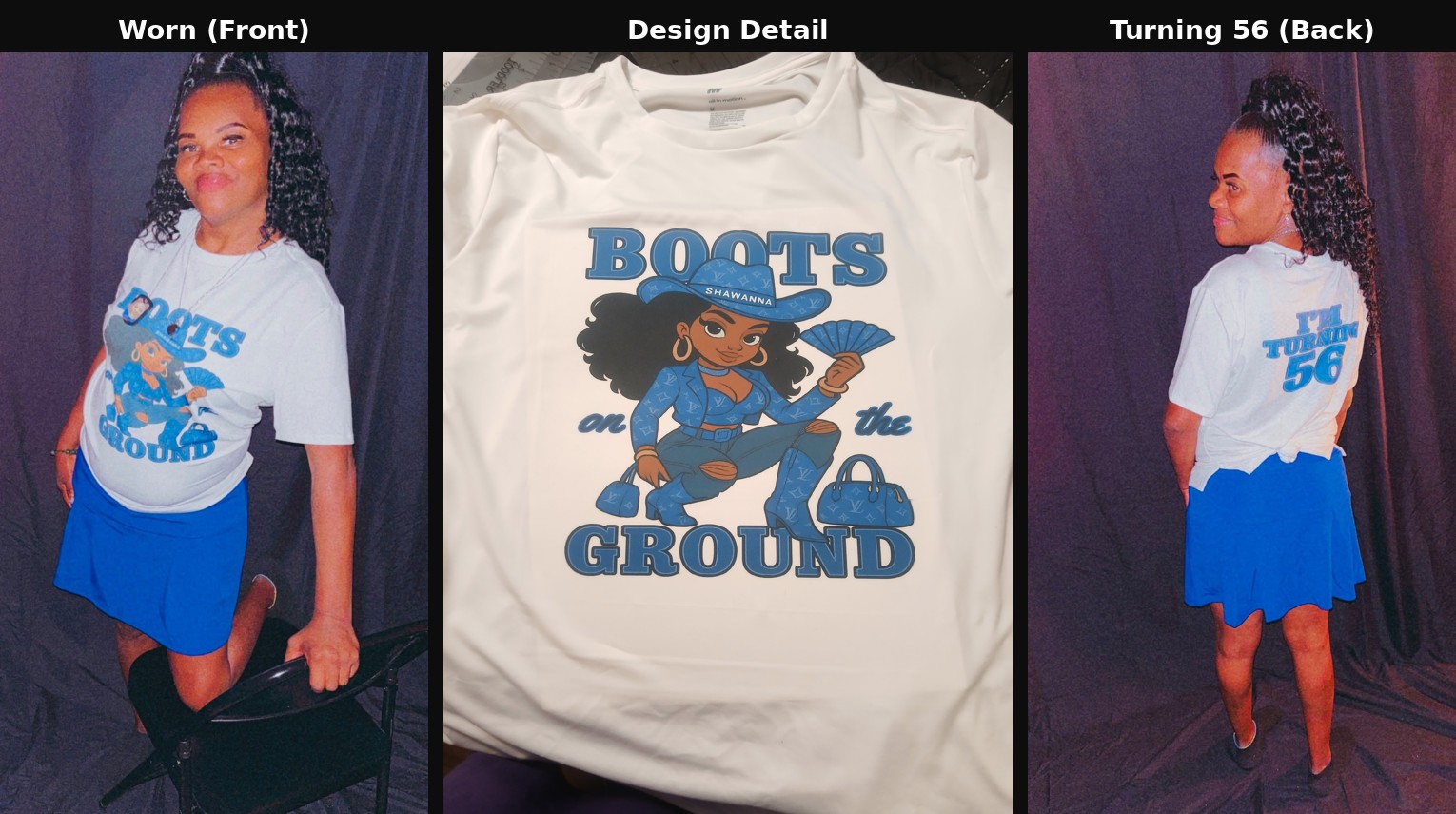 Custom graphic t-shirt example