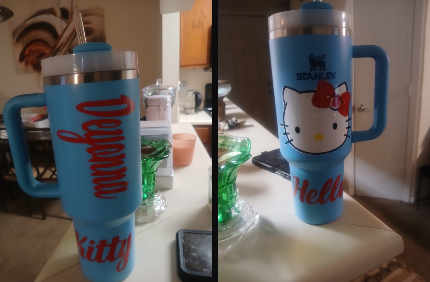 Custom character tumbler example