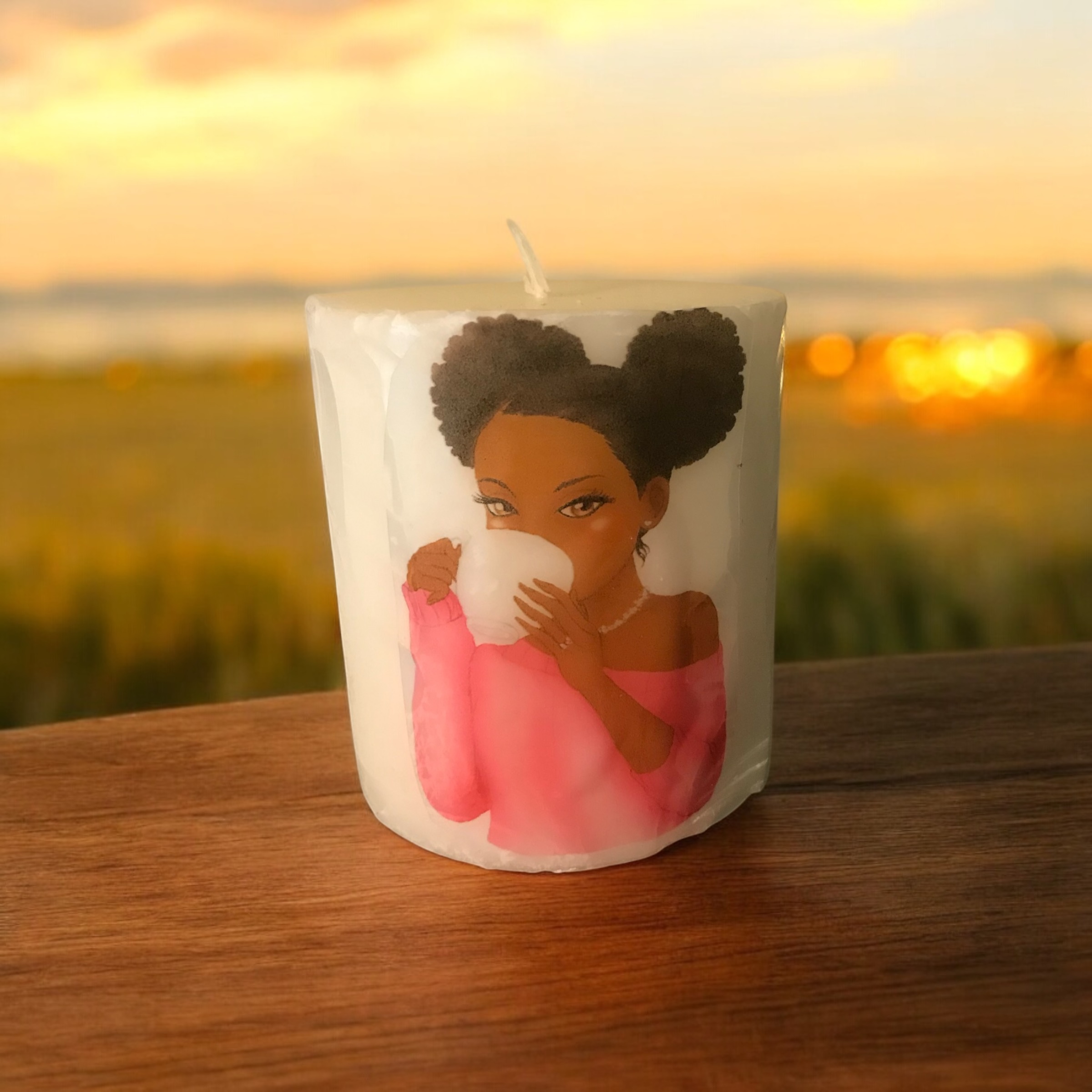 Custom candle example