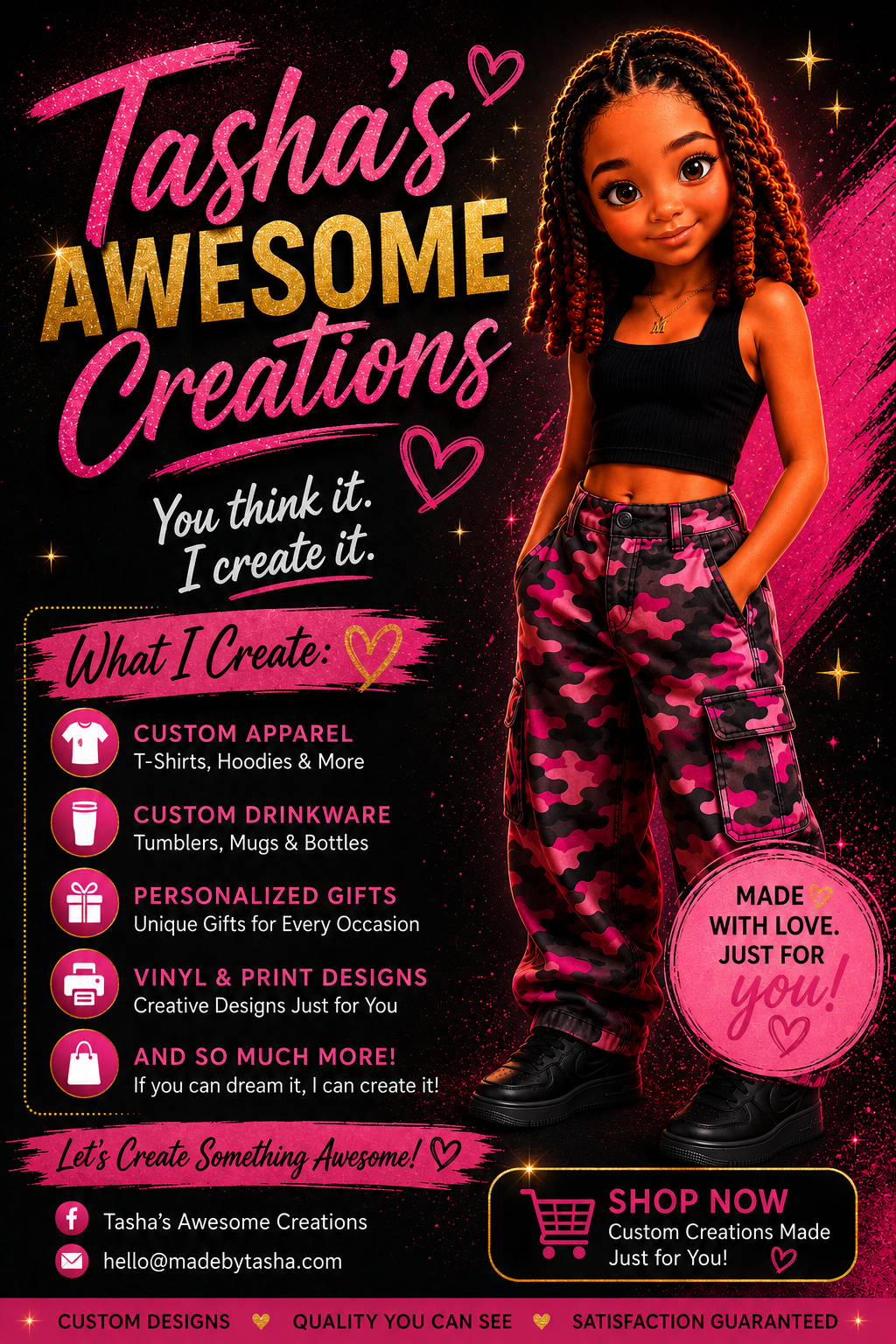 Custom flyer example