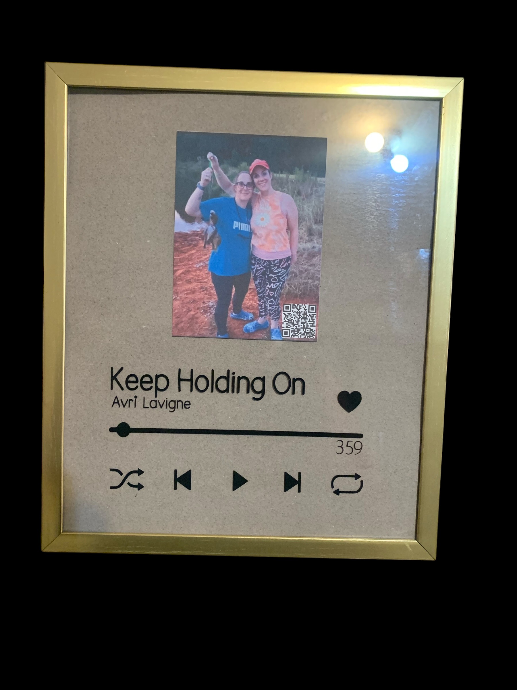Custom music frame example