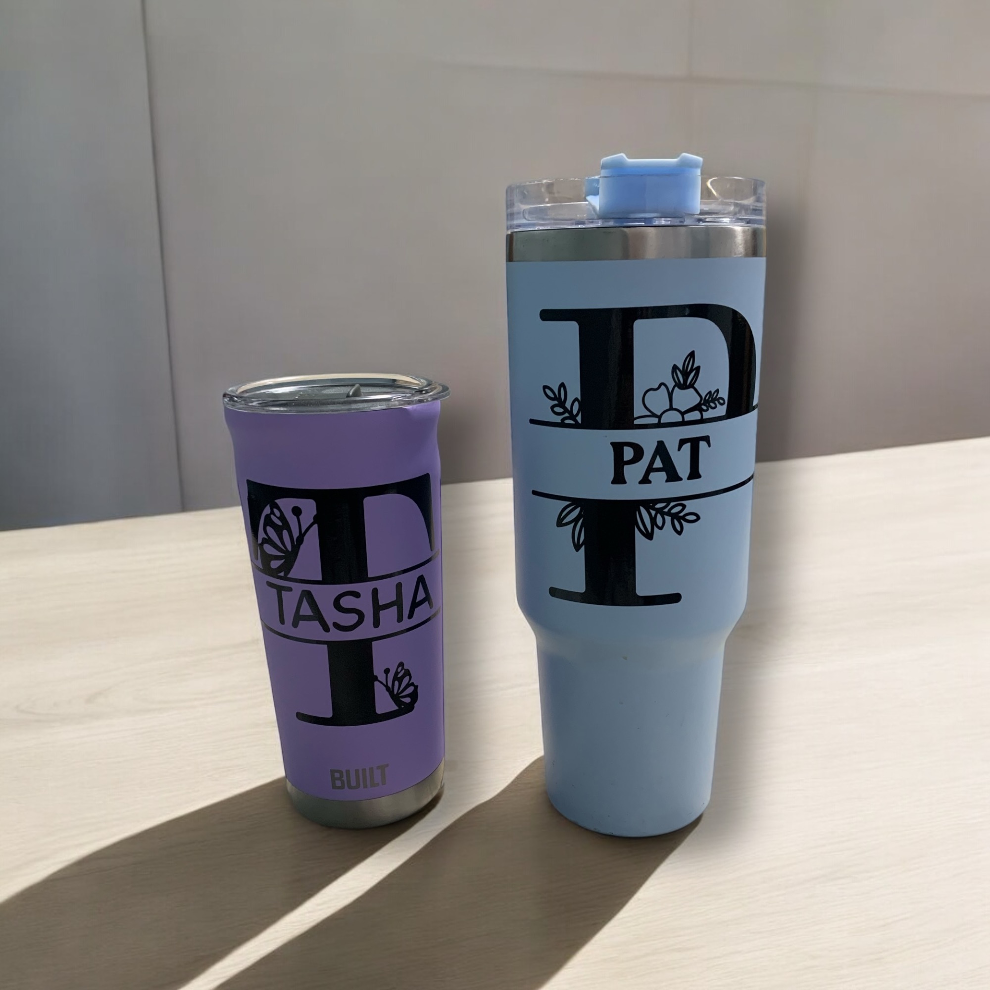 Custom tumbler example